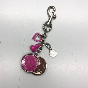 Coach keychain w Playful Charms